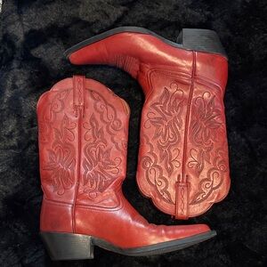 Ariat - Red Western Cowboy Boots